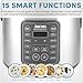 AROMA Professional Digital Rice Cooker, 10-Cup (Uncooked) / 20-Cup (Cooked), Multicooker, Slow Cooker, Steamer, Oatmeal Cooker, Egg Cooker, STS, 5 Qt, Gray, ARC-5200SG