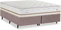 Cama Box King Size Herval Irland, Molas Maxspring, 72x193x203 cm