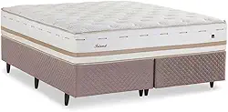 Cama Box King Size Herval Irland, Molas Maxspring, 72x193x203 cm
