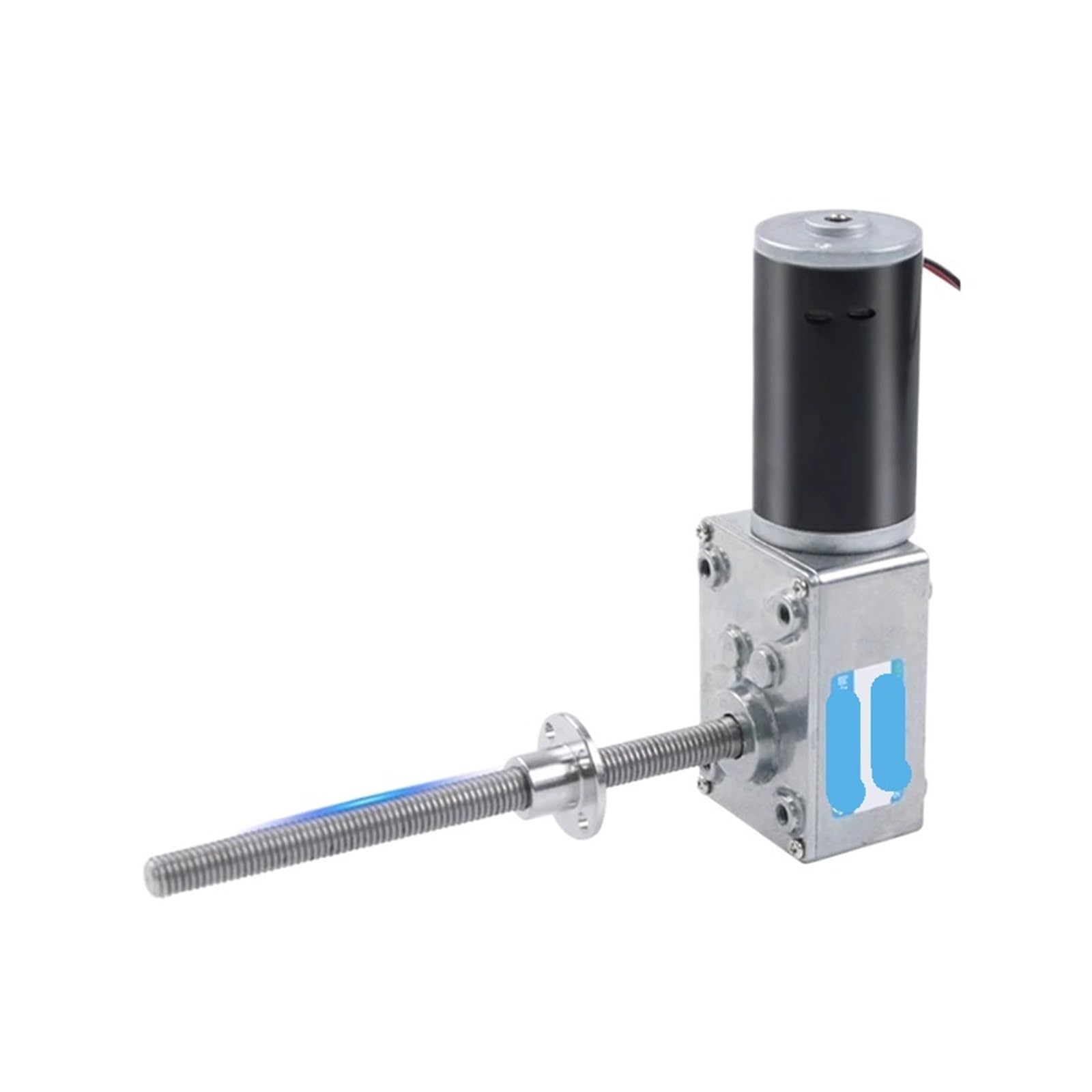 GNQUKEBWH 24v12v 5840-31ZY DC Reduction Worm Gear Motor Threaded Screw Long Shaft Adjustable Speed(12V 160rpm)