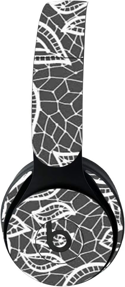 MightySkins Skin for Beats Solo Pro Wireless Headphones - Water Flowers | Protective, Durable, and Unique Vinyl Decal wrap Cover | Easy to Apply, Remove, and Change Styles | Made in The USA