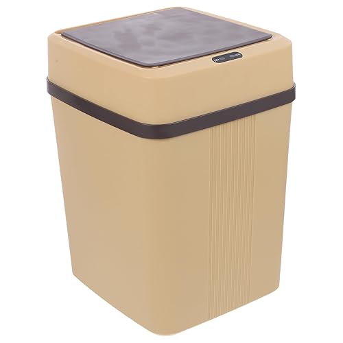 Automatic Contactless Trash Can Smart Garbage Bin with Modes Battery Operated Plastic Waste Container for Kitchen Office Bathroom Touchless Sensor