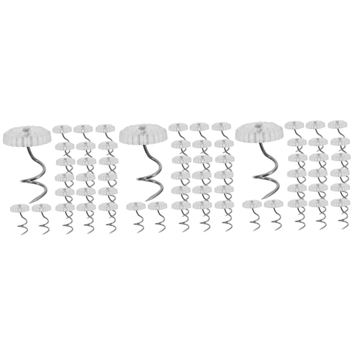 Lurrose 600pezzi Spilli Spirale Trasparenti Per Cucito e Decorazioni Artigianali Perfetti Per Bouquet Sposa e Corsage Facili Da Riporre e Trasportare