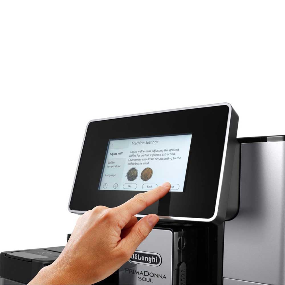 DeLonghi PrimaDonna ECAM610.55.SB machine à café Entièrement automatique Machine à expresso 2,2 L