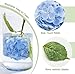 Real Touch Hydrangea Artificial Flowers, 2 Blue & 2 White Real Touch Flowers, 21