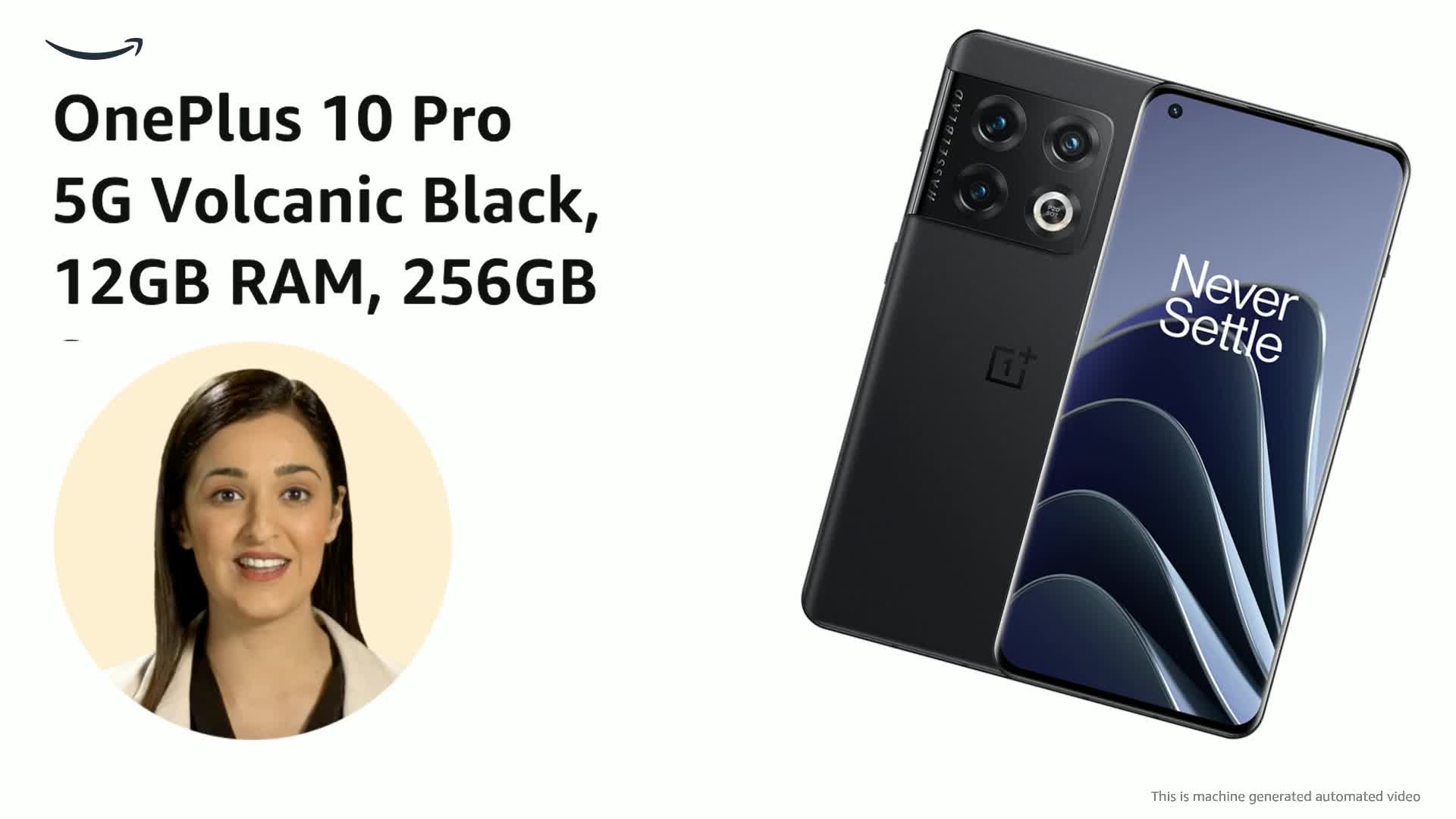 Refurbished) OnePlus 10 Pro 5G Volcanic Black, 12GB RAM, 256GB 