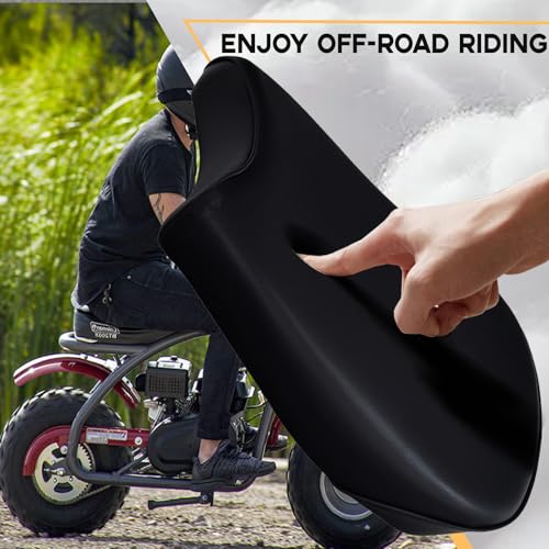 Image of Chikia CT200U-EX 15 inch Seat with bolts Compatible with Coleman CT200uex ct200u-ex CT200U-EXR 200cc Trail Mini bike 196cc bike Cushion Replacement Seat