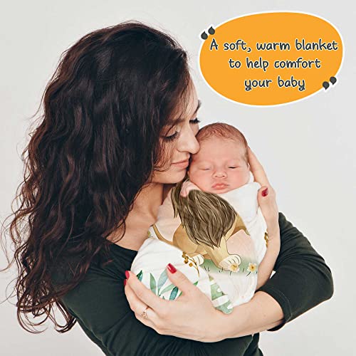 Pavo Baby Blanket Floral King Lion, Super Soft Fleece Blanket Shower Gifts For Newborn Boy & Girl - 30" X 40" #TOP6