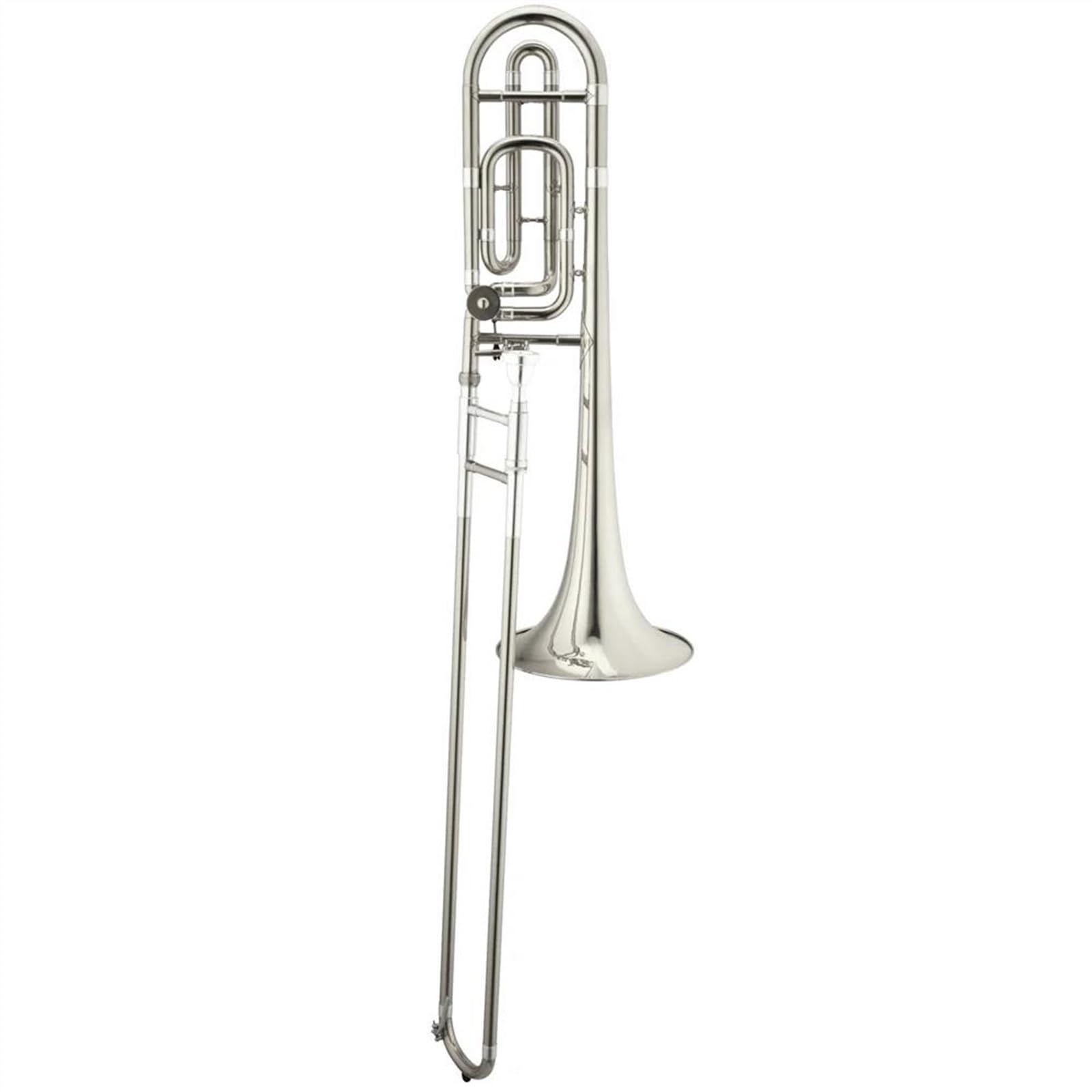 Trombones Instrumentos musicales Trombón Tenor Bb/F De Tono Deslizante De Afinación De Alto Grado Niquelado
