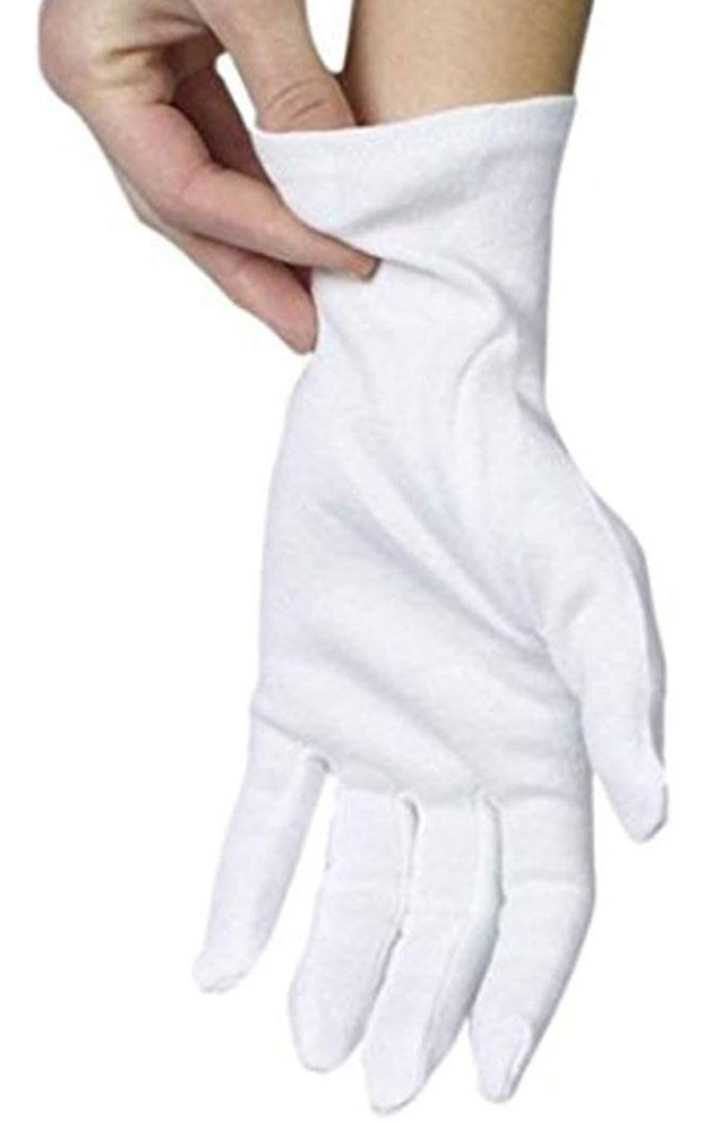 white glavs for hand cotton gloves size ragular