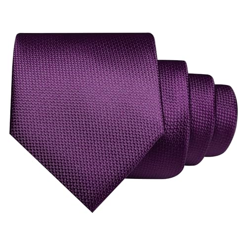 Image of JEMYGINS Mens Tie and Lapel Pin with Pocket Square Tie Clip Sets for Casual and Business 4PCS