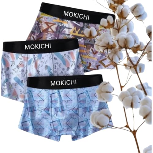 Image of Men's Premium Microfiber Boxer Briefs for Men | Soft Stretch Printed Trunks | Breathable, Moisture-Wicking, Comfortable Innerwear Pack of 3