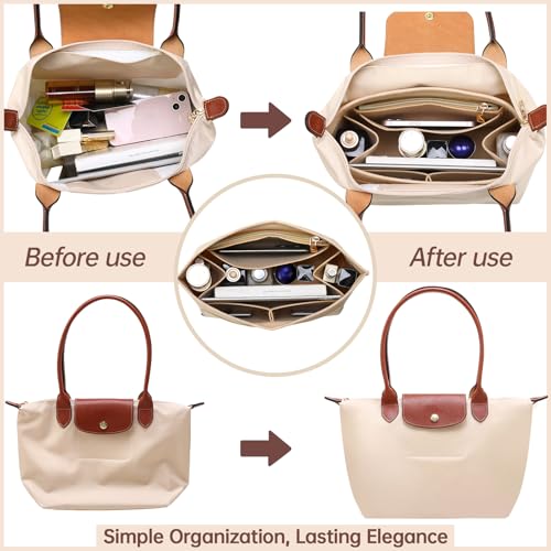 OPPOSHE Felt Purse Organizer Insert