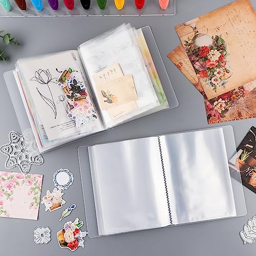 Image of A6 Clear Stamps Storage - 3 Set Embossing Folder & Seal Bags Keeper for DIY Scrapbooking & Crafts