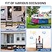 RV Steps Spa Steps with Handrail - 3 Step Hot Tub Steps Trailer Steps Mobile Home Stairs for 5th Wheel RV, Trailer, Hot Tub, Pool, Porch with Non-Slip Mats