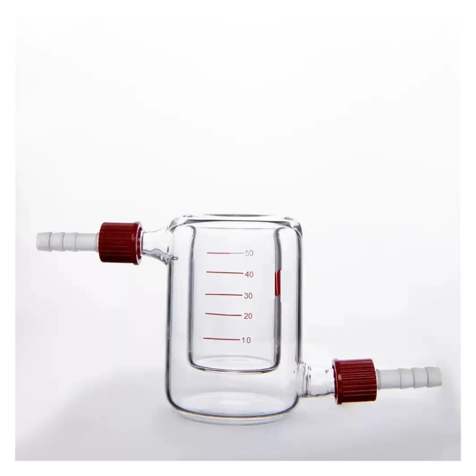 Bécher en verre borosilicaté à double paroi avec bec verseur amovible(1000ml)