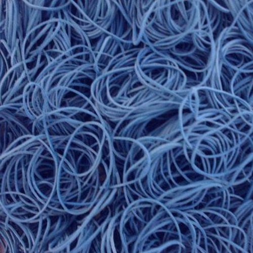 Anillos de goma azul 50mm para evitar roturas de papeles en bolsa 1kg
