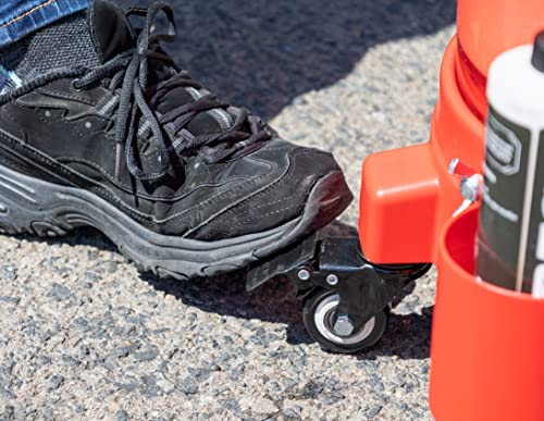 Maxshine Rolling Bucket Dolly (Black) – Heavy Duty Rolling Dolly For Car Wash With 5 Wheels, 2 Locking Casters, Slots For Car Cleaning Compounds, And Detailing Brushes, Great Car Wash Caddy For You. #TOP3