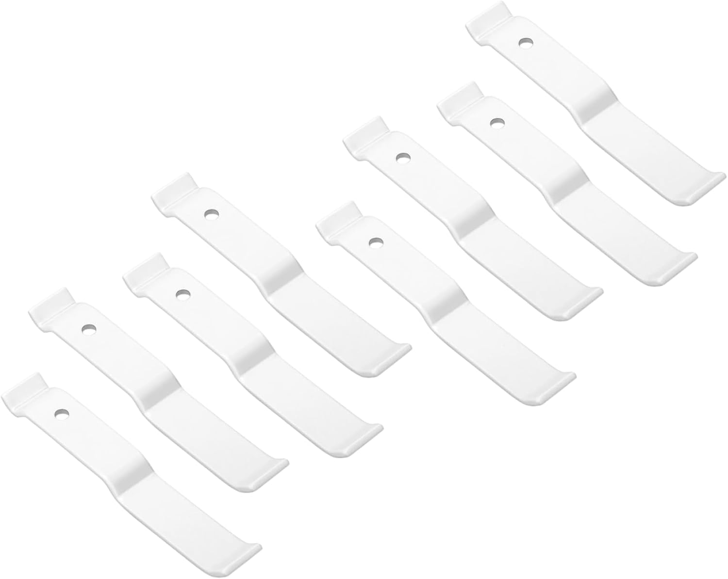 8 Pack 3" White Wire Shelf Corner Support Bracket Replacement for ClosetMaid 1001 - Support Brackets for Closet Shelving