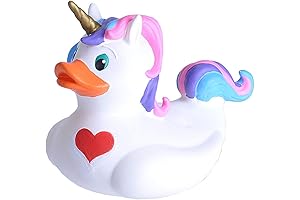 Wild Republic Rubber Duck - Unicorn