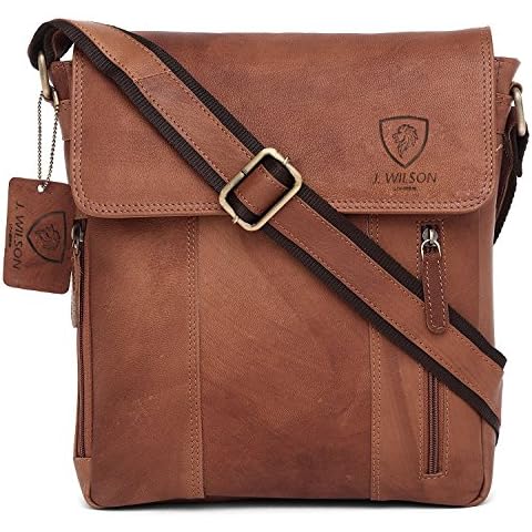 J. Wilson London Vintage Leather Messenger Bag Cover