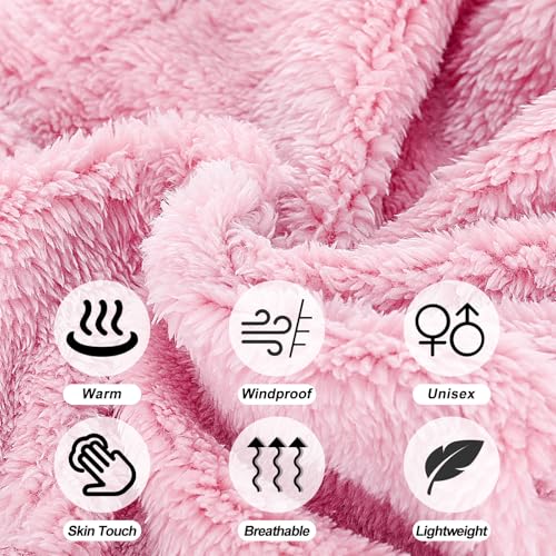 4 Pcs Balaclava Face Mask Kids Winter Windproof Ski Mask Hooded Scarf Head Neck Cover for Cold Weather Skiing Cycling3