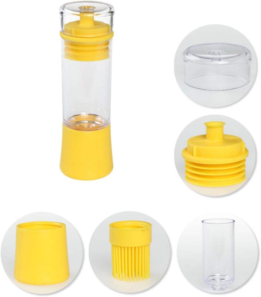 3 Pcs Silicone Brush Silicone Barbecue Brush Grill Oil Bottle Bbq Basting Oil