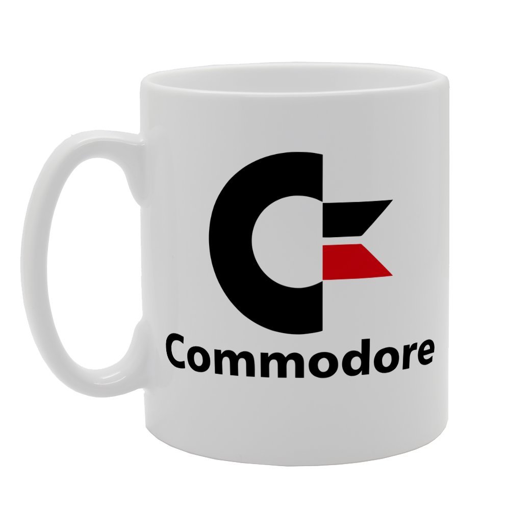 Coralgraph Inc Men's White Mg1431 Commodore Novelty Gift Printed Tea Coffee Ceramic Mug