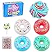SWZY Donut Schleim,Donut Candy Slime Kit,Fluffy Slime,Butter Slime,DIY Fluffy Slime für Weich Schleim Jungen Mädchen Geburtstagsgeschenk-4pcs