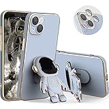 👍【Ajuste perfecto y súper fácil de instalar】- ¡Compatible con el soporte plegable de astronauta para iPhone 12 pro max, lo llevará a la era de los nuevos chasis! Funda para teléfono con soporte oculto de astronauta 6D para iPhone 12 Pro Max. La funda para iPhone 12 Pro Max con orificio de carga inferior del soporte coincide con el puerto de carga. Todos los botones, puertos, altavoces y recortes de la cámara están perfectamente alineados.