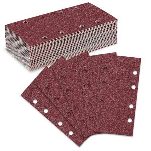 Image of NUTKIT 30PCS 40 Grit Sanding Sheets Rectangular, 93x185mm Sandpaper