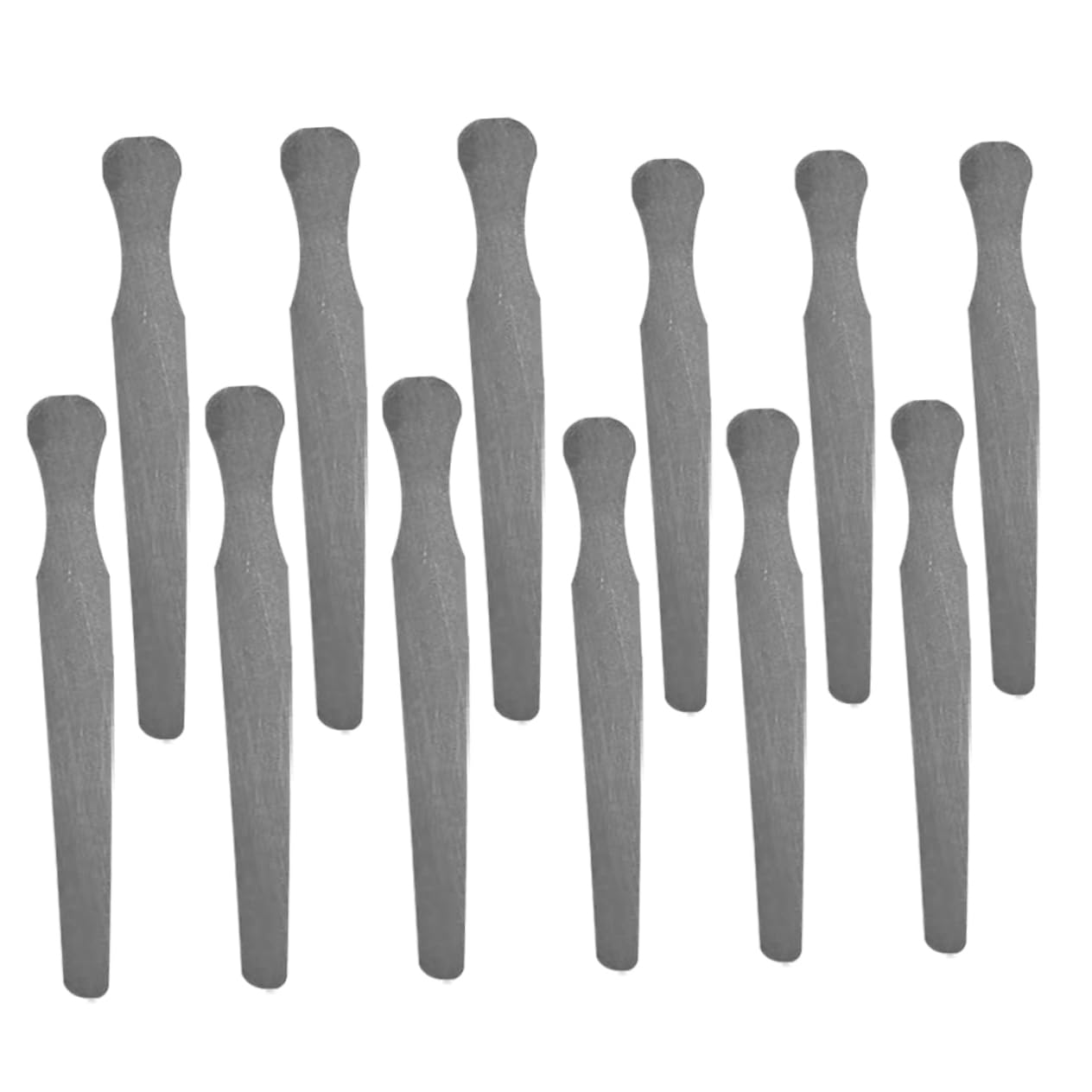 OUNONA Essential Exam 12pcs Stainless Steel Tongue Depressors Stabilizing Device for The Tongue Reusable and Easy to Clean