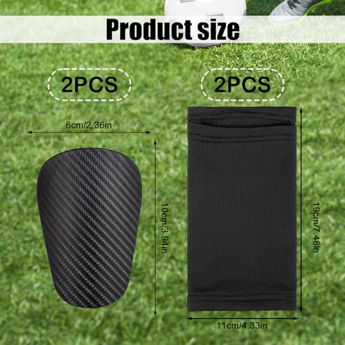 Mini Espinilleras de Fútbol con Fundas para Calcetines - Accesorios para Adolescentes, Niños, Adultos y Niñas - imagen 2