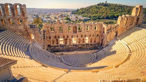 ATHENS - Theatre of Dionysus, interior - audio guide tour of Athens (English)
