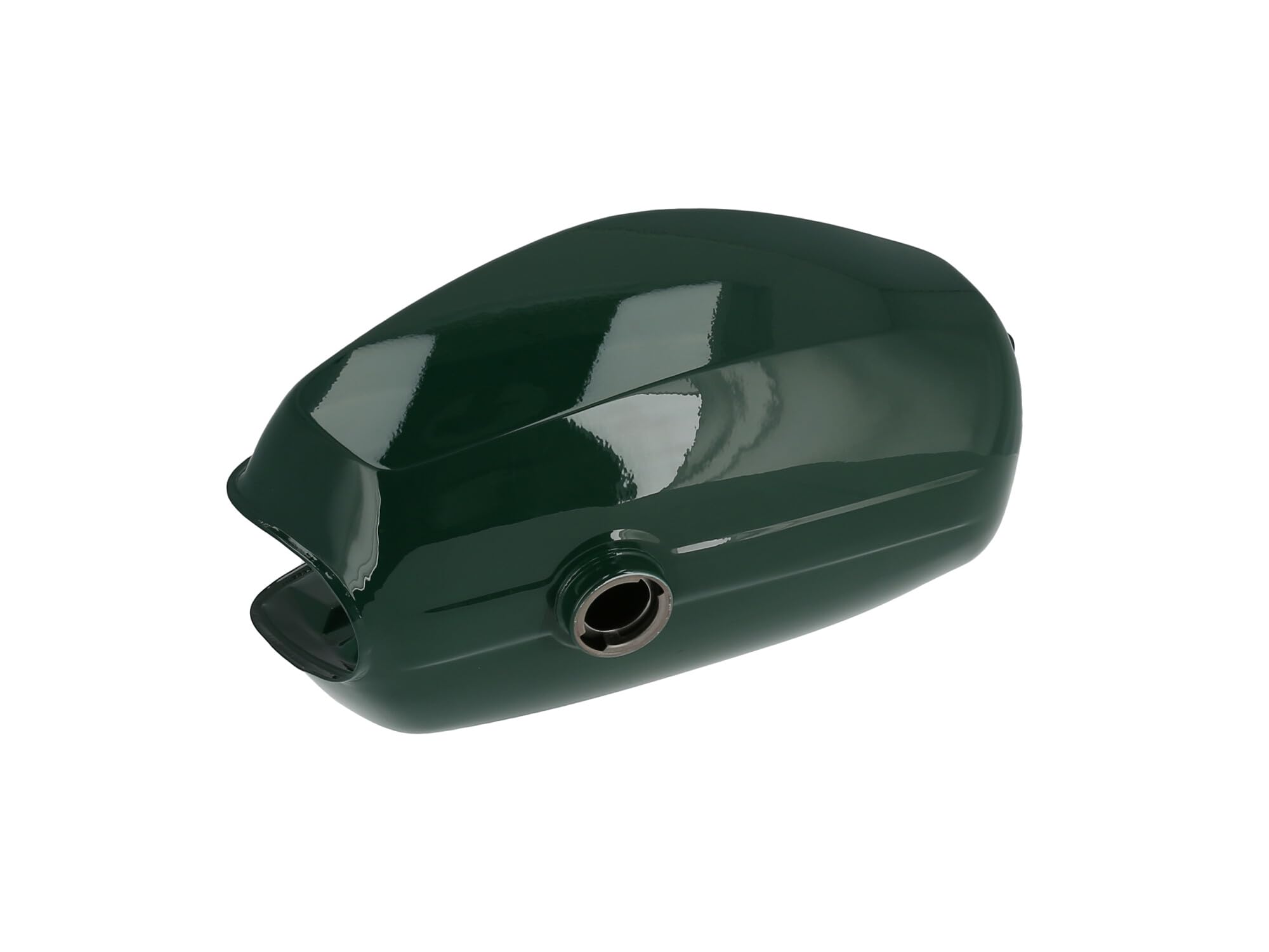 Set: Tank + Seitendeckel Enduro, Grün RAL 6005 - für Simson S51E, S70E