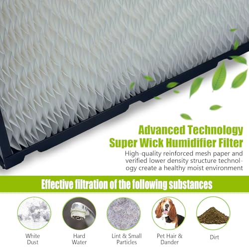 1045 Super Wick Humidifier Filter Replacement Compatible with Aircare Essick Air H12300HB H12400HB H12600 H12001 H12300 H12400 H12AEUO H12AUKP Humidifiers by EVERSHOW - Image 4