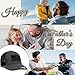 Fishing Hat for Men, Bass Fish Flag Trucker Hat for Dad Husband Grandpa Birthday Gifts Adjustable Mesh Baseball Cap