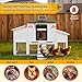 Chickaura Automatic Chicken Coop Door Solar Powered with Nesting Pad - Waterproof Chicken Door with Timer, HD Camera, Anti-Pinch Protection, Mobile App & Remote Control, Alarm System, Mic & Speaker