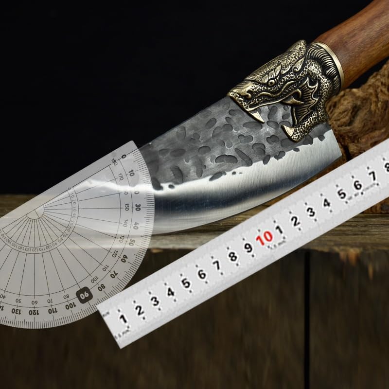DAXXIN Meat Cleaver,Cleaver Knife, Household small cleavers, kitchen knives, hand-forged cleavers, Longquan sharp household kitchen knives choppers 7Cr17MOV(B)