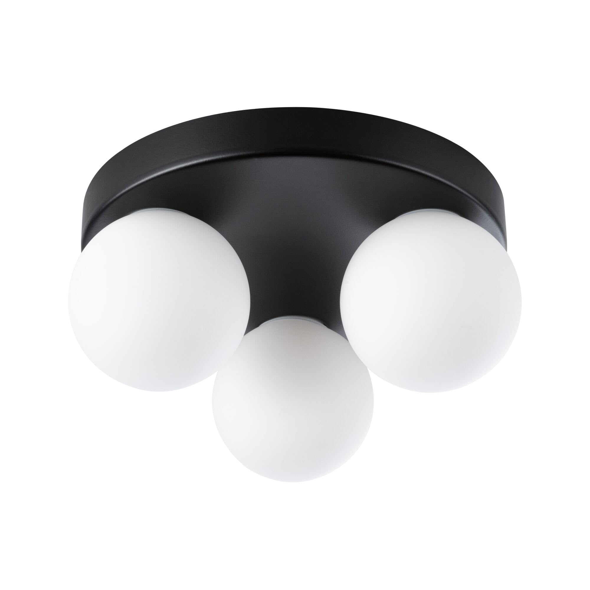 Paulmann 71069 Plafonnier Selection Bathroom Gove IP44 G9 230V max. 3x20W gradable Noir mat, Satin luminaire de salle de bain