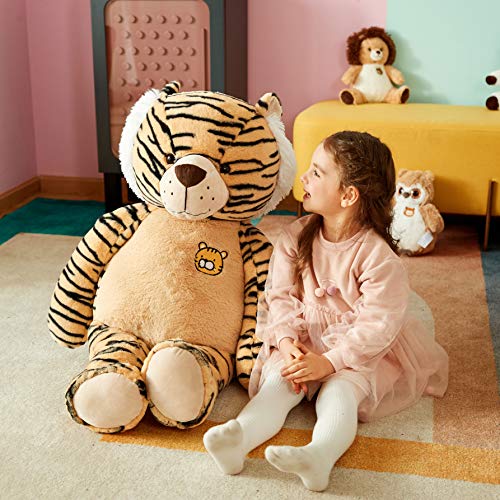 IKASA Groß Tiger Stofftier Riesentiger Plüschtier Gross Tiger Riesen Kuscheltier Riesige Stofftiere Groß Kuscheltiere… – Bild 4