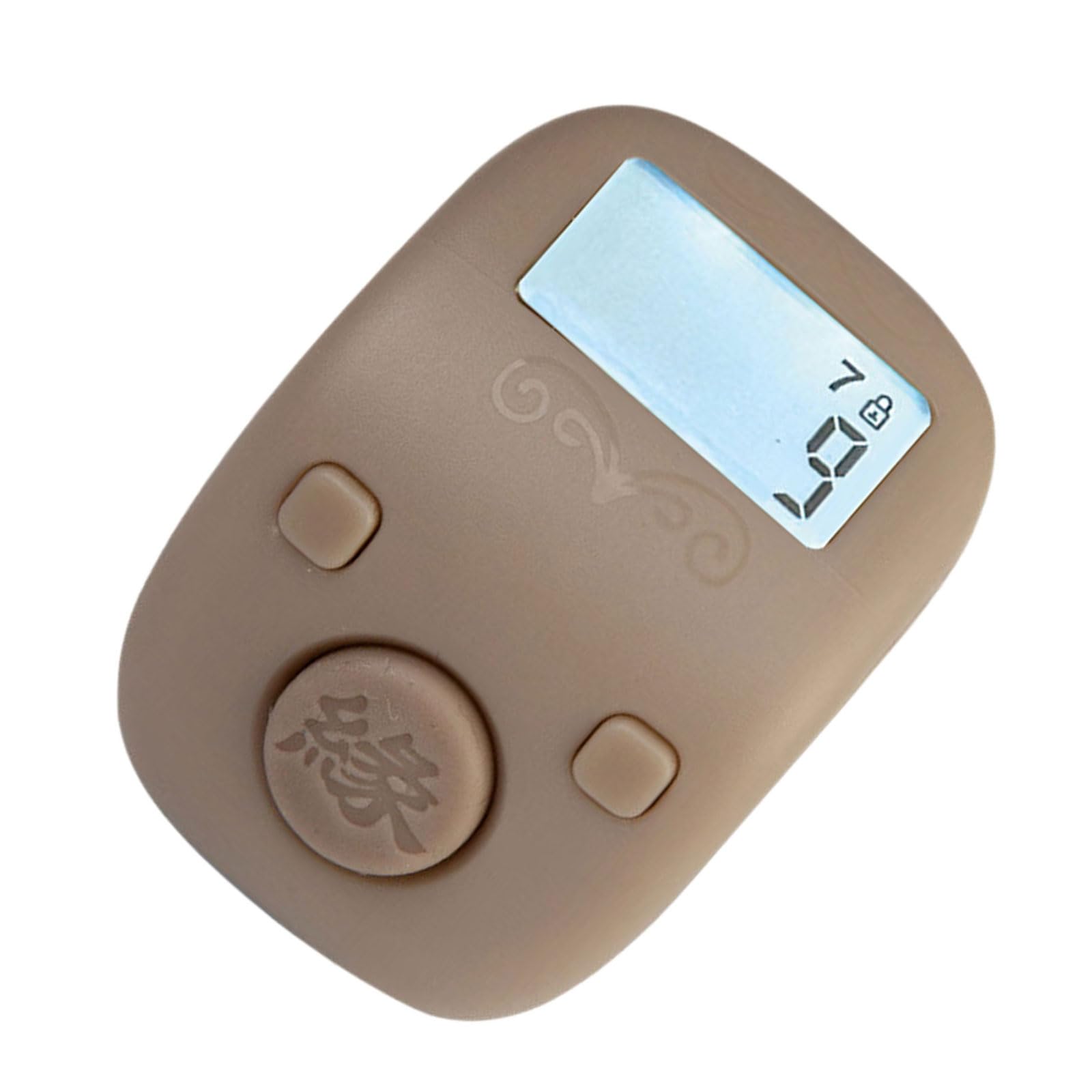 Kaccde Gray Lightweight 7 Channel Zikr Counter With Accurate Counting For Fitness Digital Counter Backlit Hand