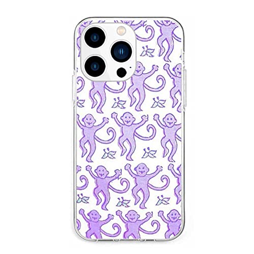 VICLASBISKIY iPhone 14 Purple Monkey Phone Case Waterproof