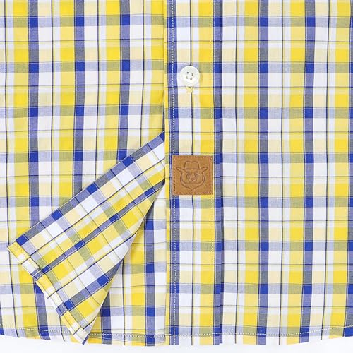 Image of Dubinik Mens Short Sleeve Button Down Shirts Soft Breathable Summer Vintage Regular Fit Lightweight Men's Casual Shirt