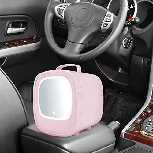 Cuidados com a pele Frigobar | Geladeira de maquiagem para cuidados com a pele 6L,Geladeira pequena