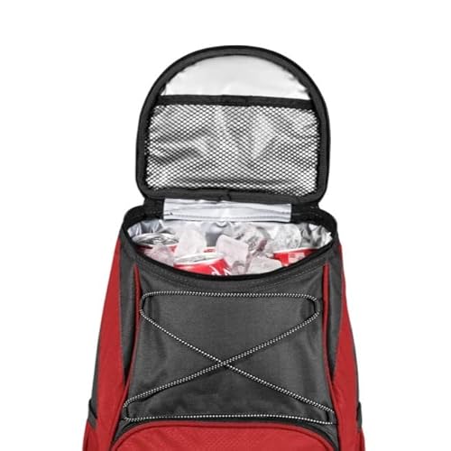 Picnic Time Oniva - A Brand Ohio State Buckeyes - Ptx Backpack Cooler, (Red With Gray Accents) #TOP2