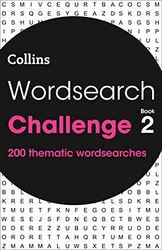 WORDSEARCH CHALLENGE BOOK 2: 200 themed wordsearch...