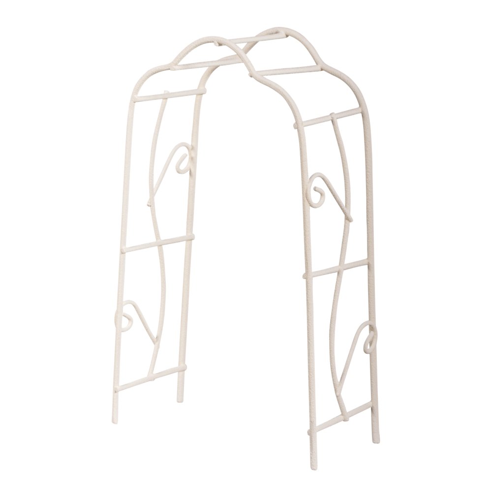 Rayher Arche à Rosiers Miniature Blanche – 8,2 X 4,1 X 15,5 Cm, En Métal, Pour Jardin De Poupée, Modélisme Et Décoration Printanier Estivale Arche Miniature Jardin