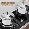 Small Pressure Cooker, Mini Aluminum Alloy Pressure Cooker with Magnetic bottom, Safety and Durable Compact Pressure Canner compatible for induction cookers and gas stoves (4L) #3