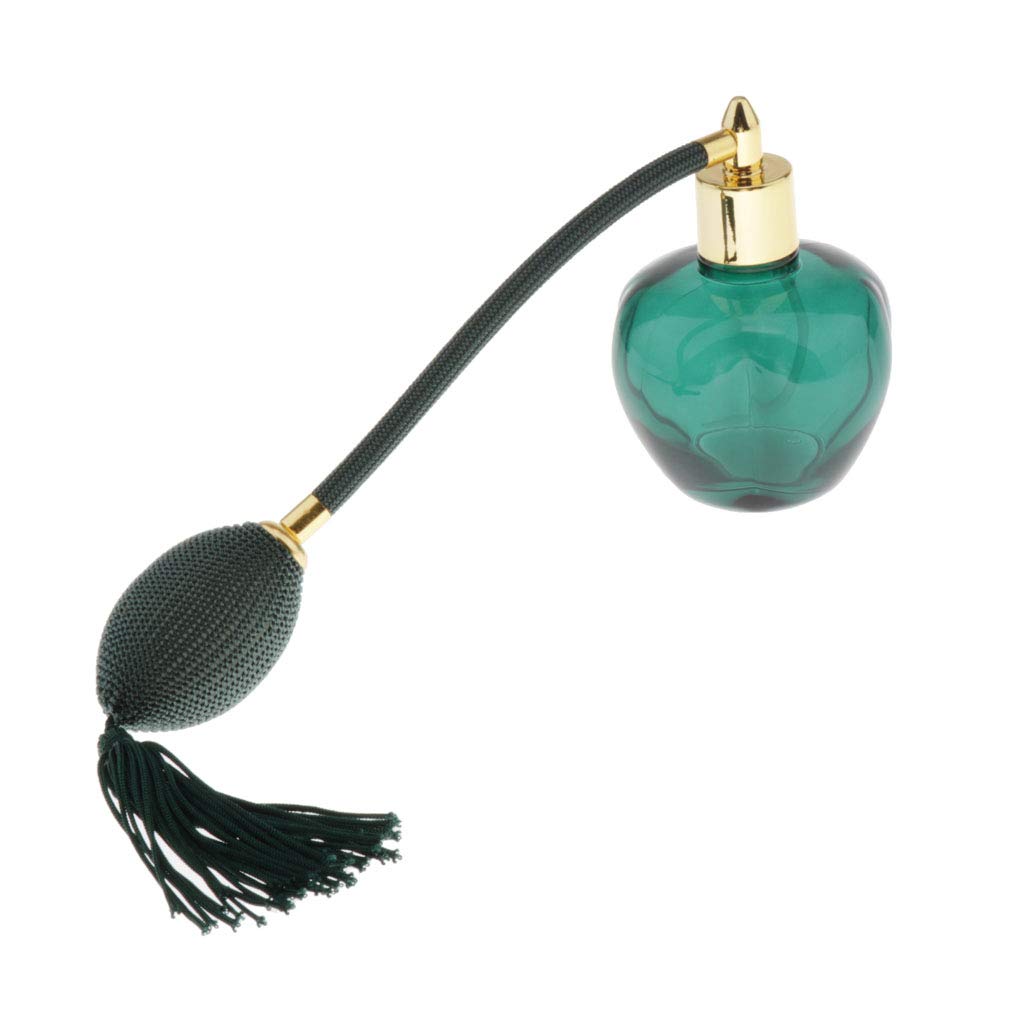 TOG 100ml Empty Glass Perfume Bottle Long Bulb Tassel Spray Atomizer green'Collectibles| Vanity Perfume & Shaving| Perfumes| Decorative Glass/Crystal'-image-32